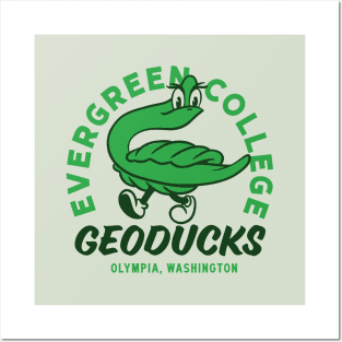 Evergreen College Geoducks Posters and Art